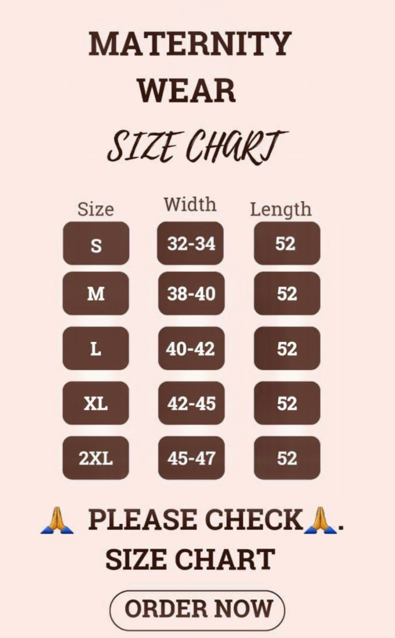Zipless maternity and feeding wear - Full Length