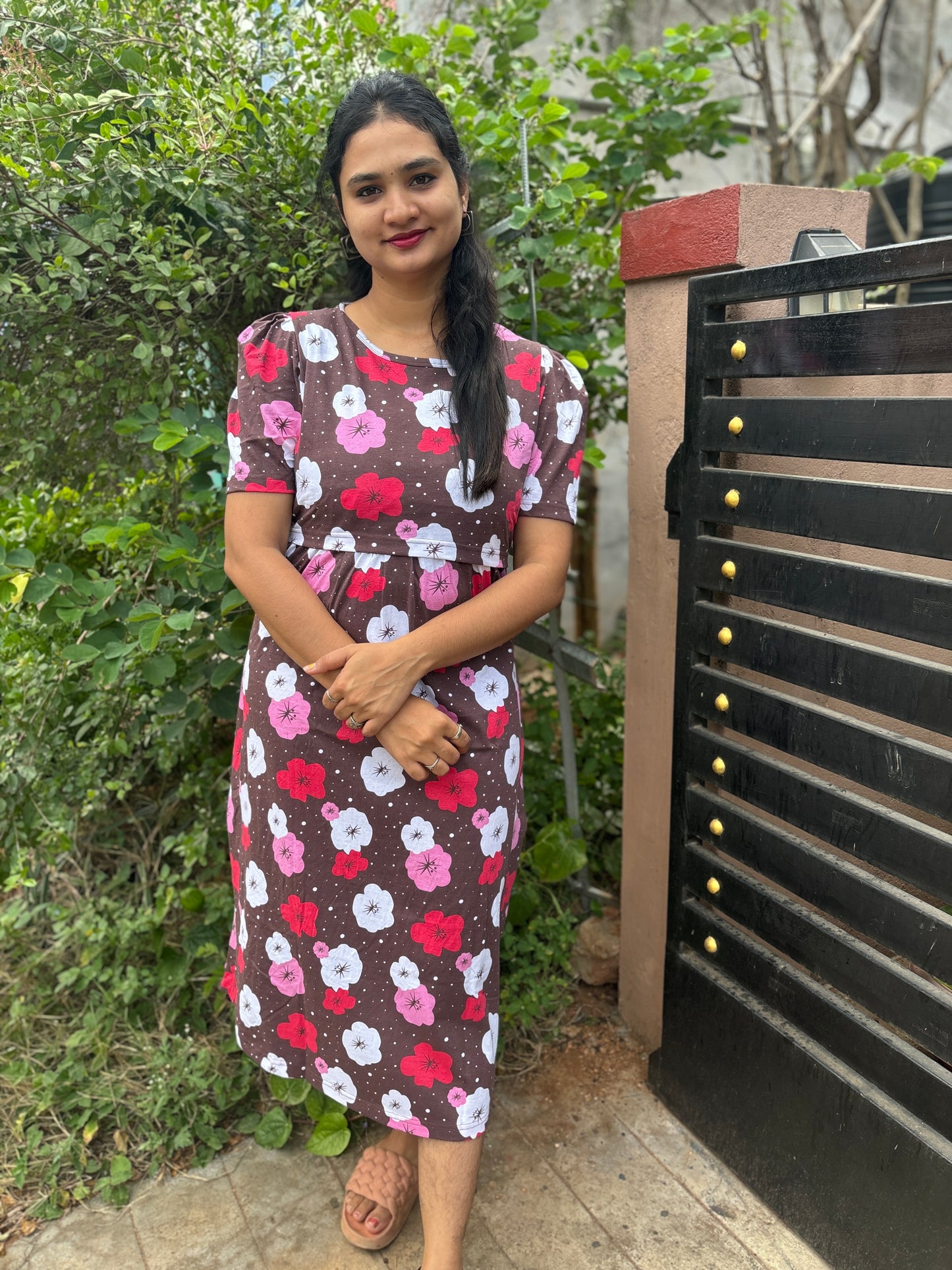Zipless maternity and feeding wear - ankle length