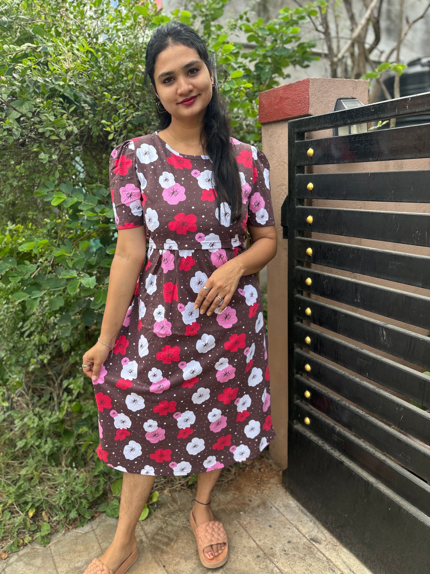 Zipless maternity and feeding wear - ankle length