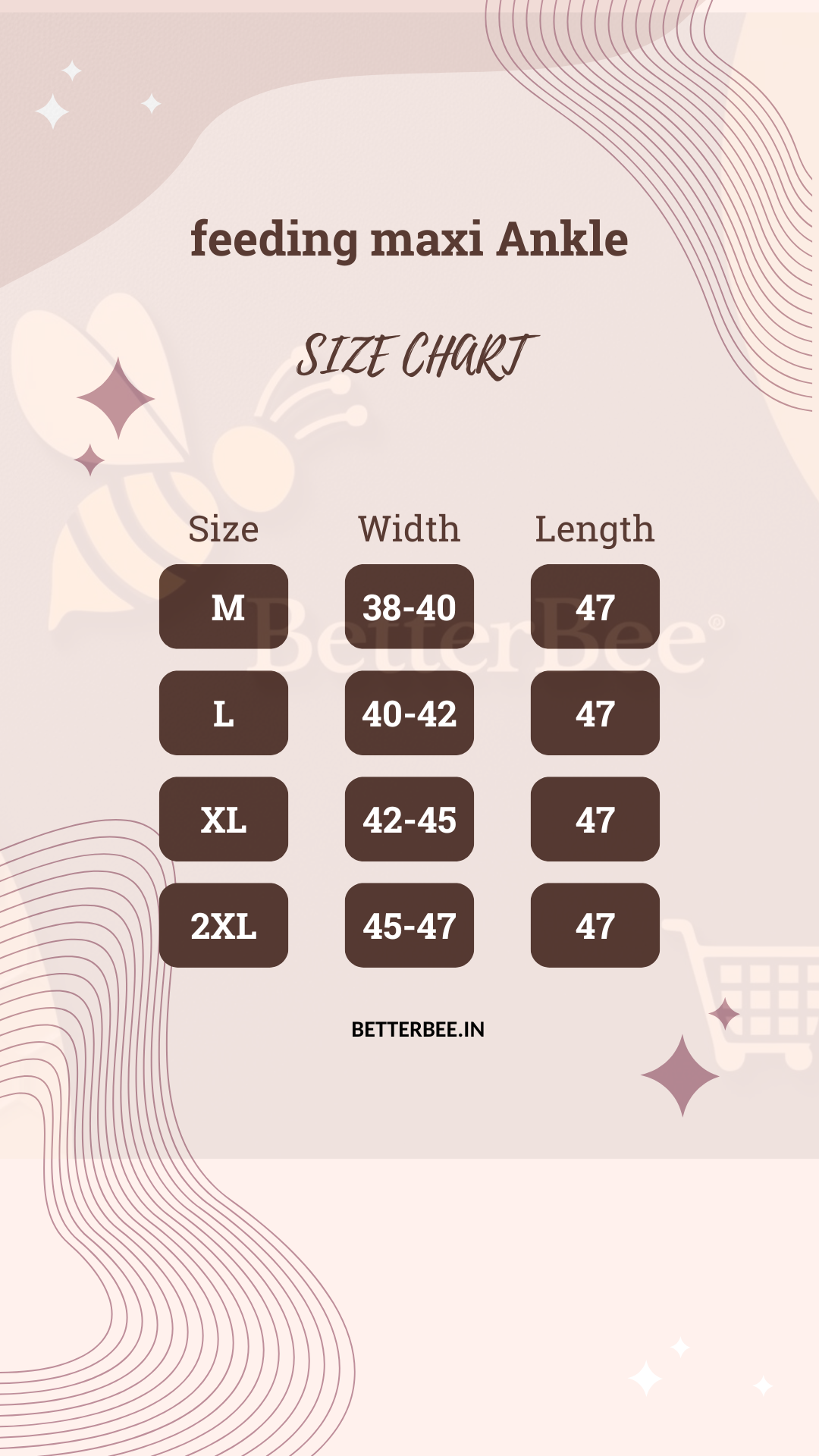 Zipless maternity and feeding wear - ankle length br f