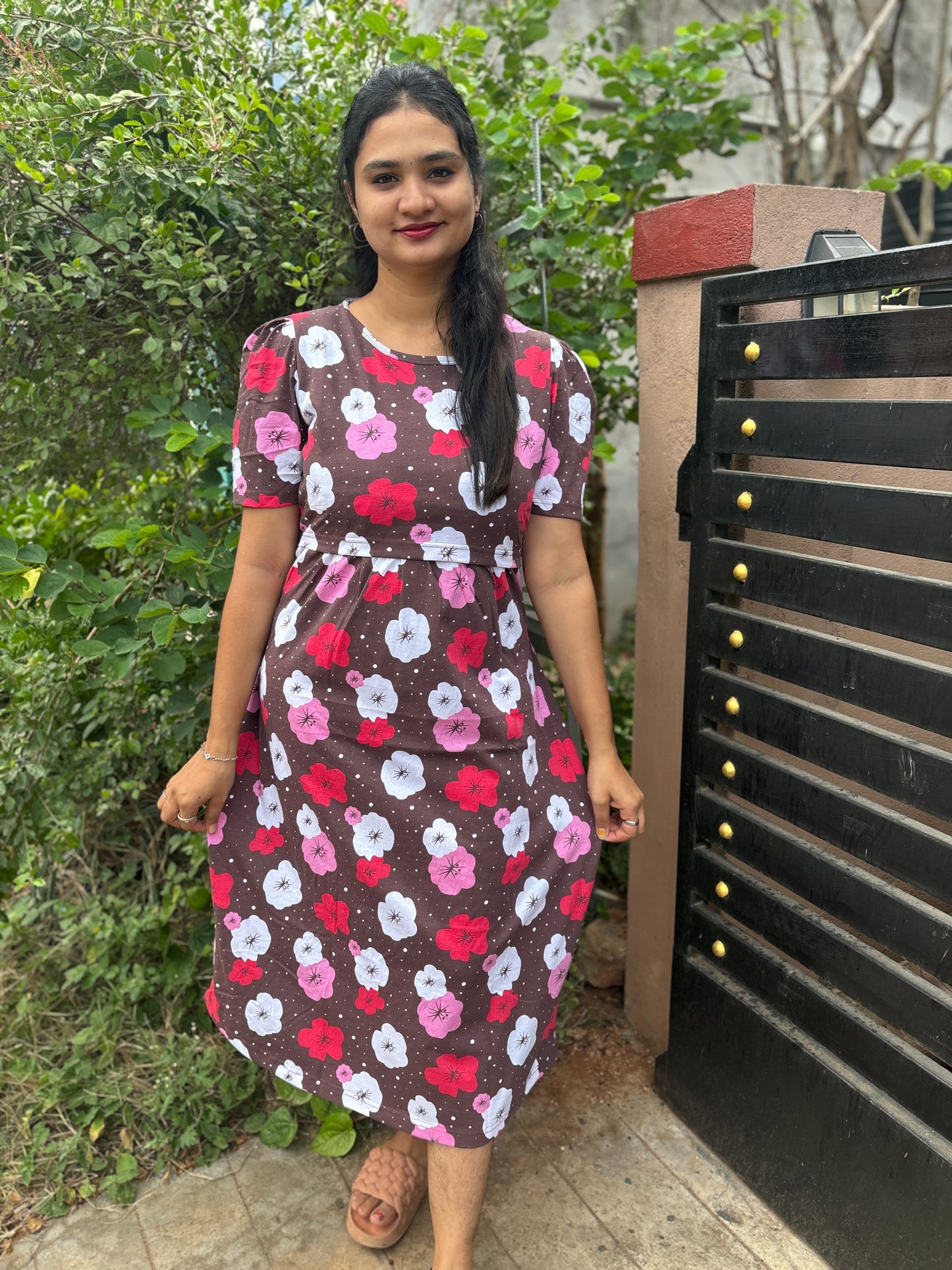Zipless maternity and feeding wear - ankle length