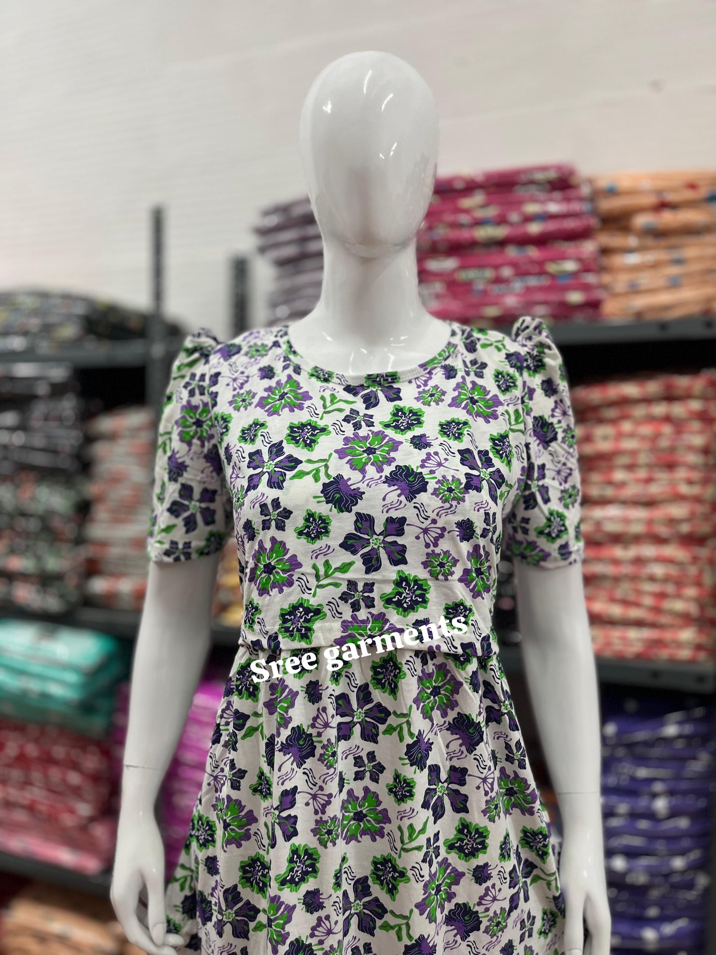 Zipless maternity and feeding wear - ankle length