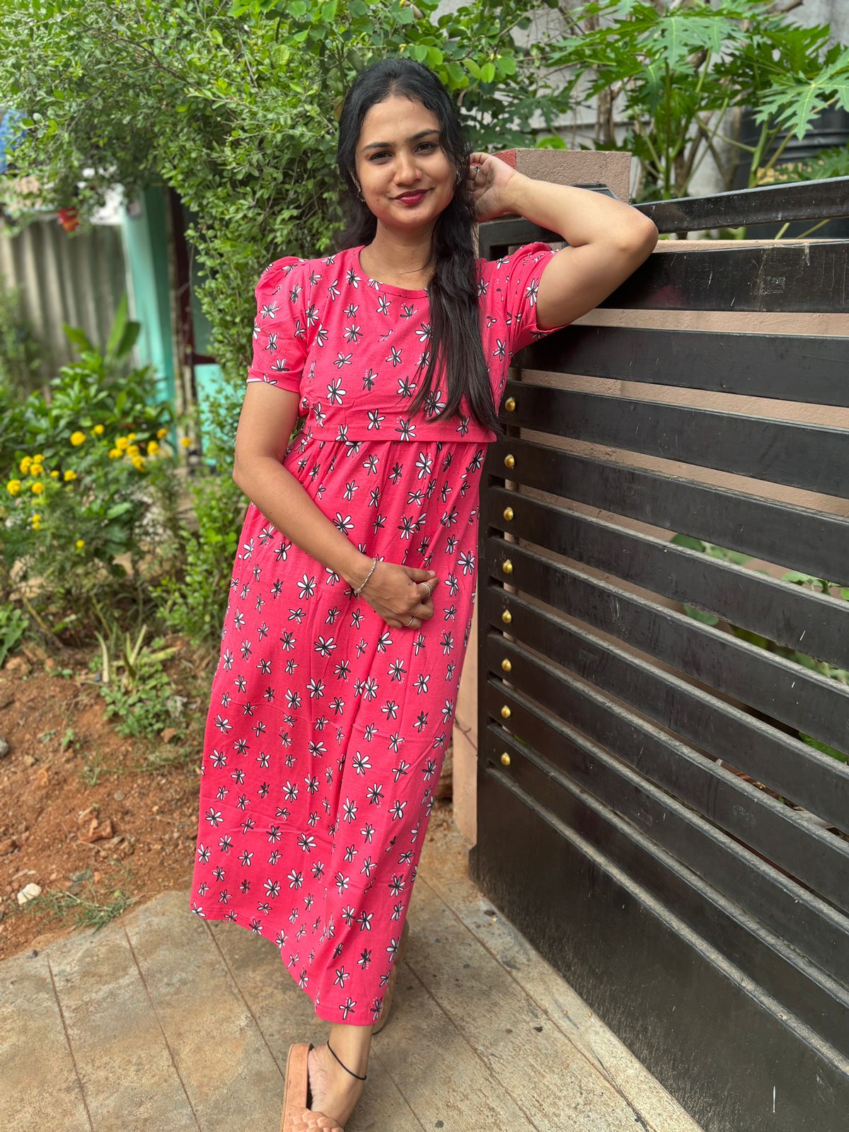 Zipless maternity and feeding wear - Full Length black f