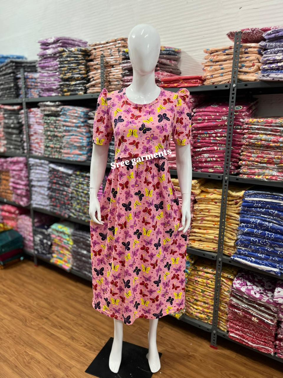 Zipless maternity and feeding wear - ankle length