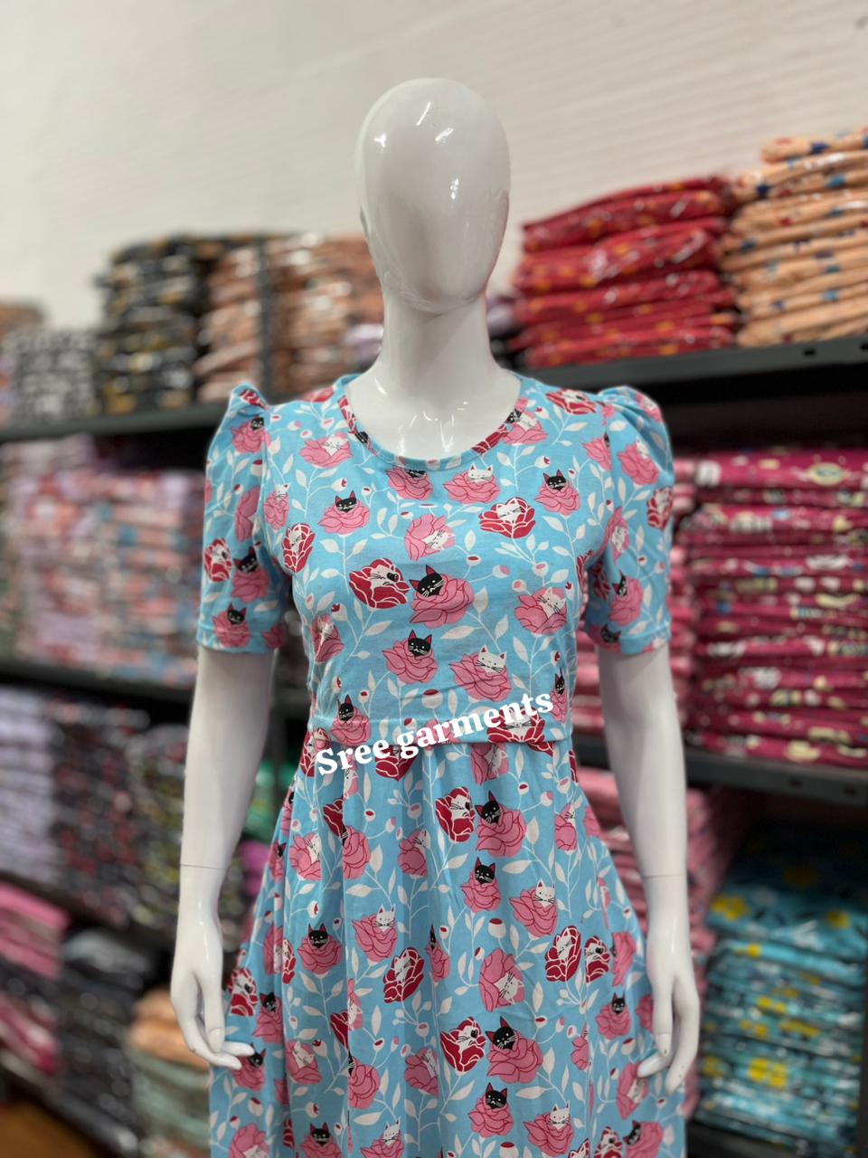 Zipless maternity and feeding wear - ankle length f cat