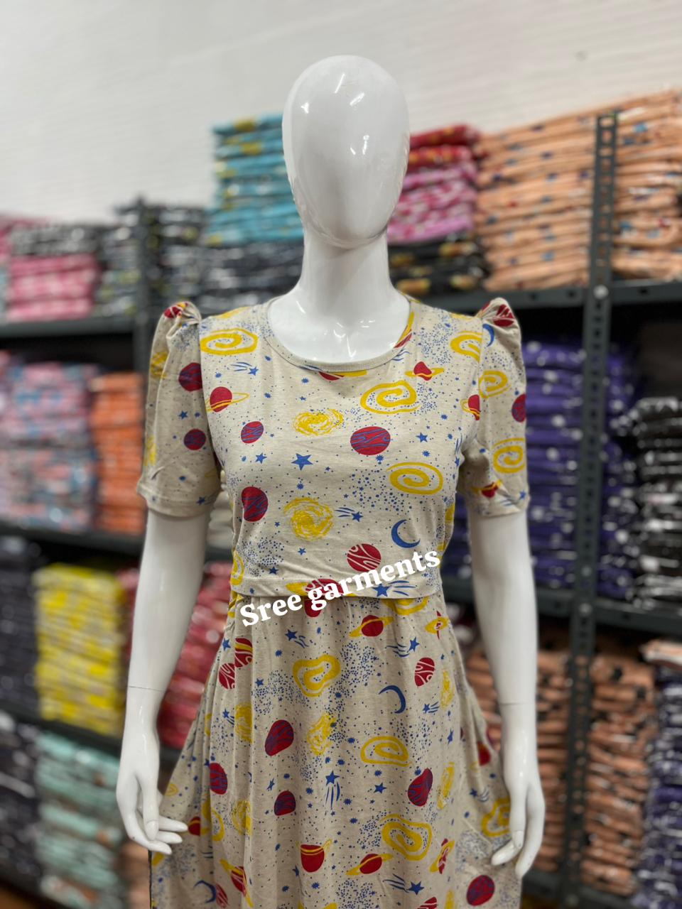 Zipless maternity and feeding wear - ankle length e