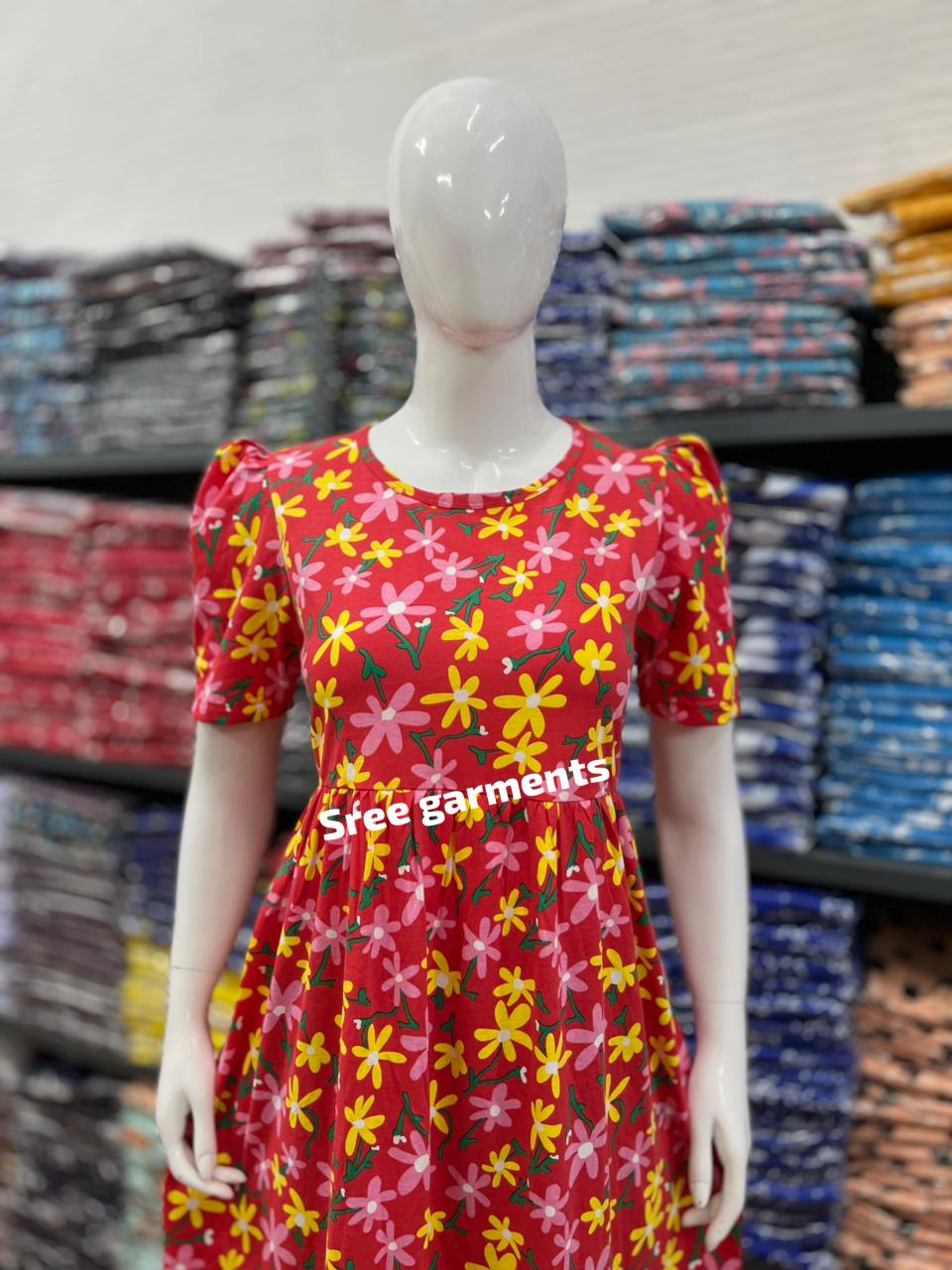 Non Feeding LOUNGEWEAR (NON FEEDING) - Ankle length orange flow