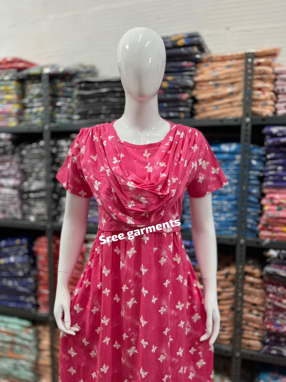 Shawl Type Zipless Maternity Wear Full Length butterfly 🦋