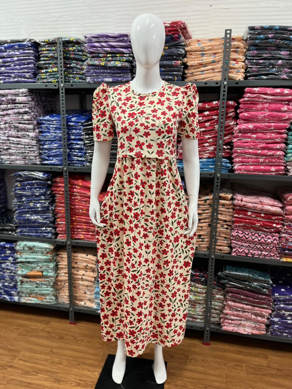 Zipless maternity and feeding wear - Full Length flow