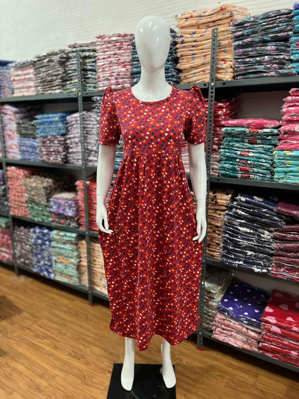 Non Feeding LOUNGEWEAR (NON FEEDING) - Ankle Length red m ch