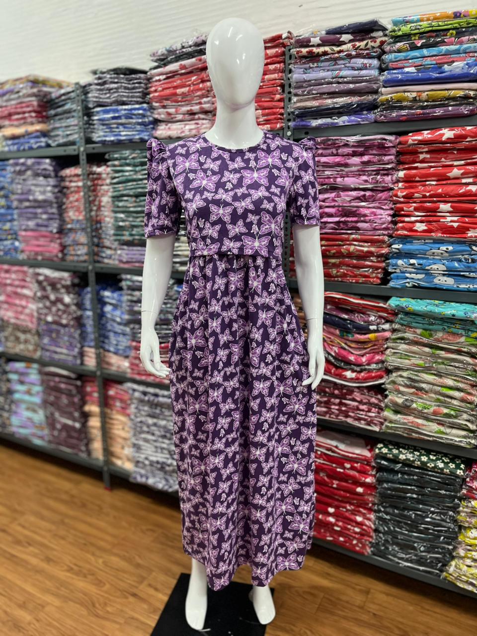 Zipless maternity and feeding wear - Full Length