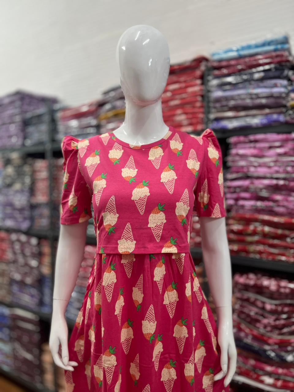 Zipless maternity and feeding wear - Full Length