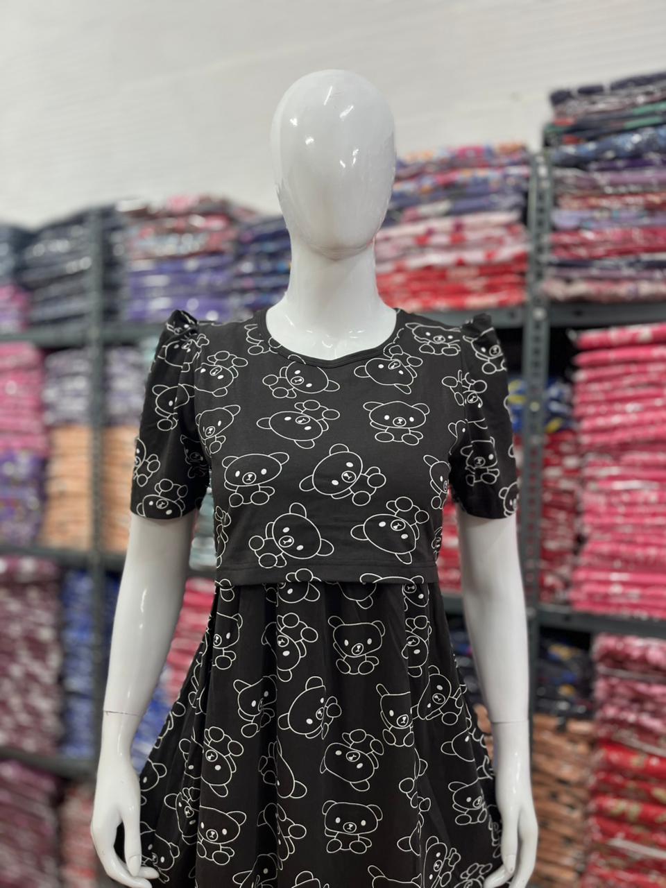 Zipless maternity and feeding wear - Full Length