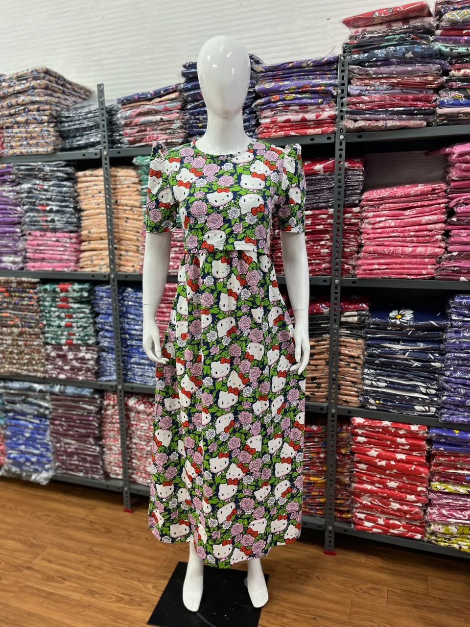 Zipless maternity and feeding wear - Full Length w kitty