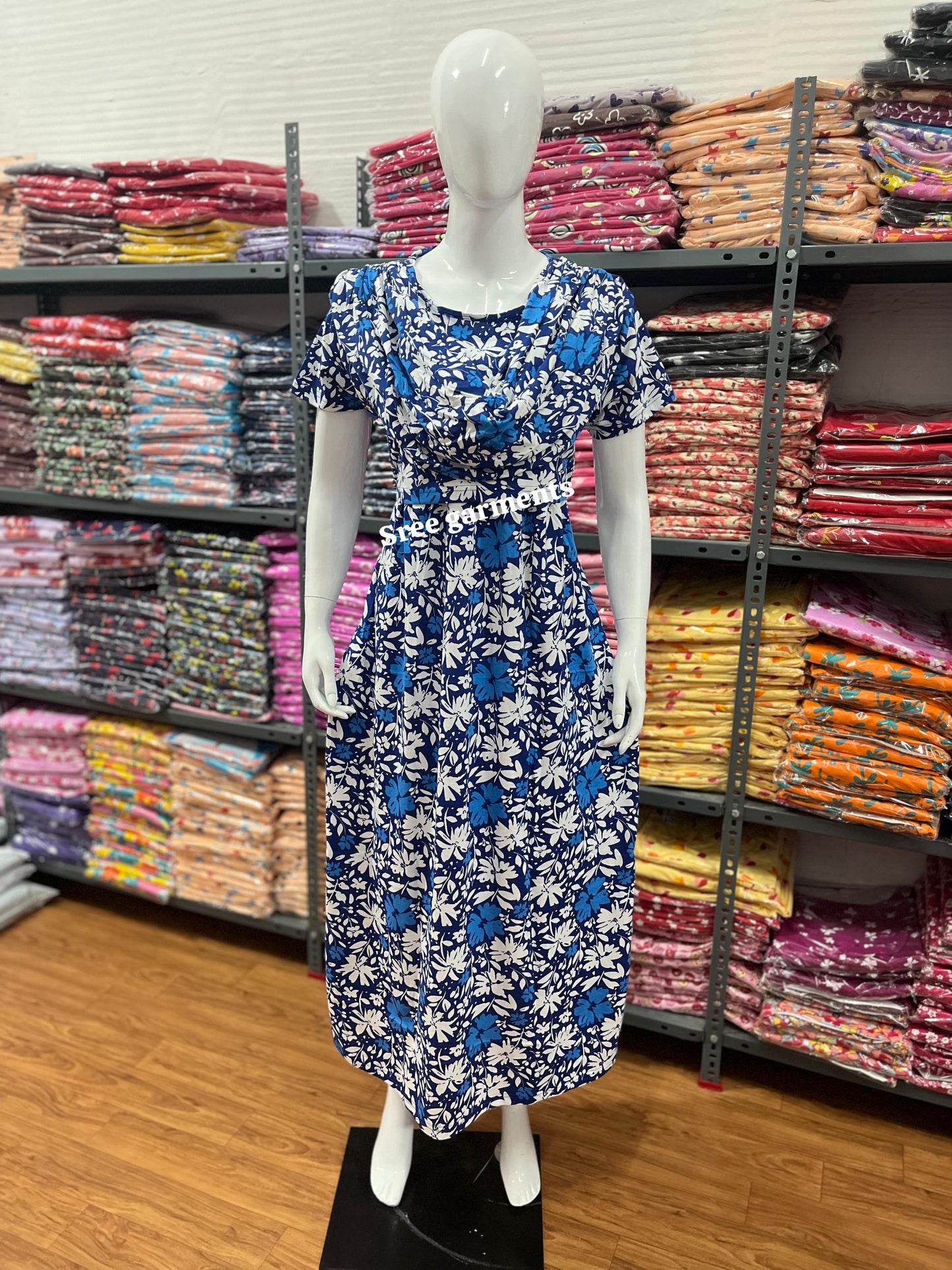 Shawl Type Zipless Maternity Wear Full Length WB