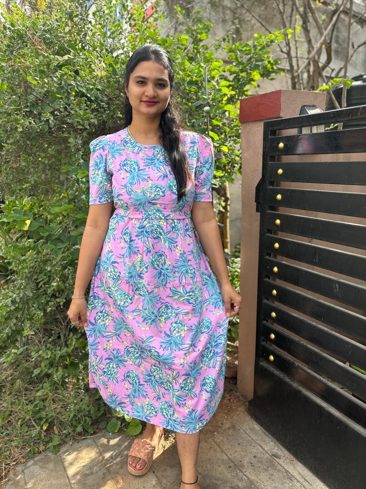 Zipless maternity and feeding wear - ankle length pa