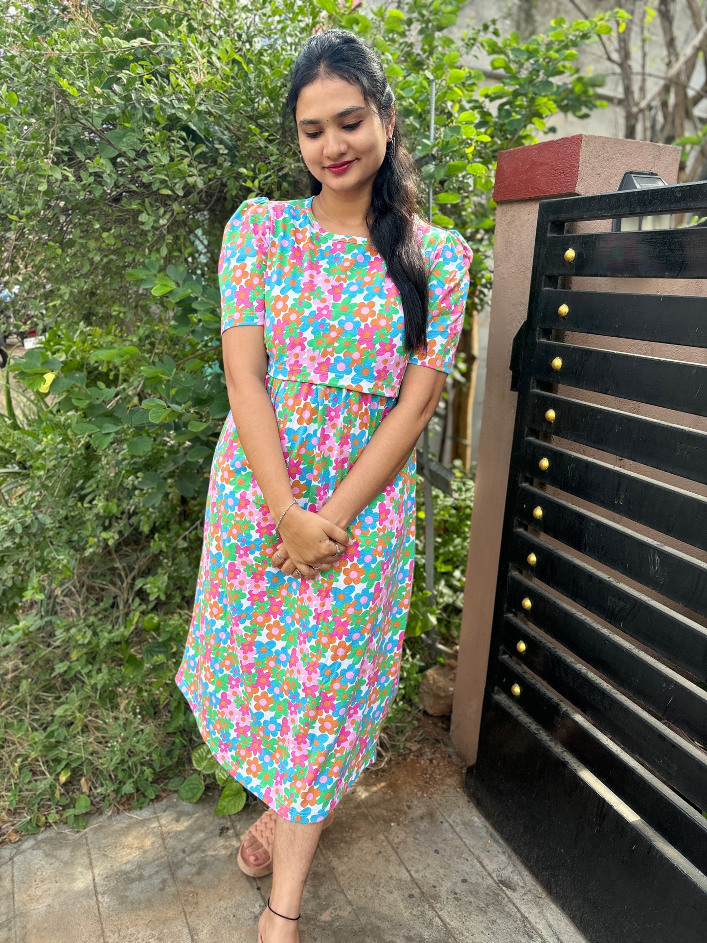 Zipless maternity and feeding wear - ankle length cf