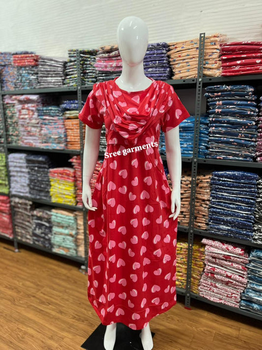 Shawl Type Zipless Maternity Wear Full Length h new