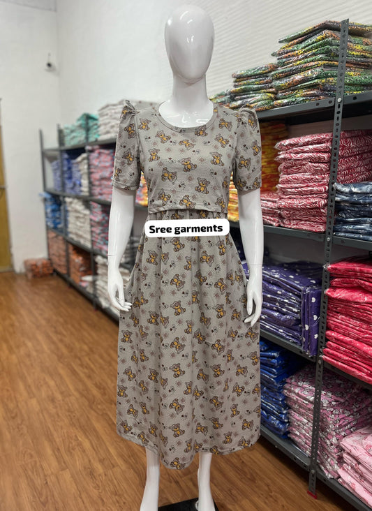 Zipless maternity lounge wear ankle length