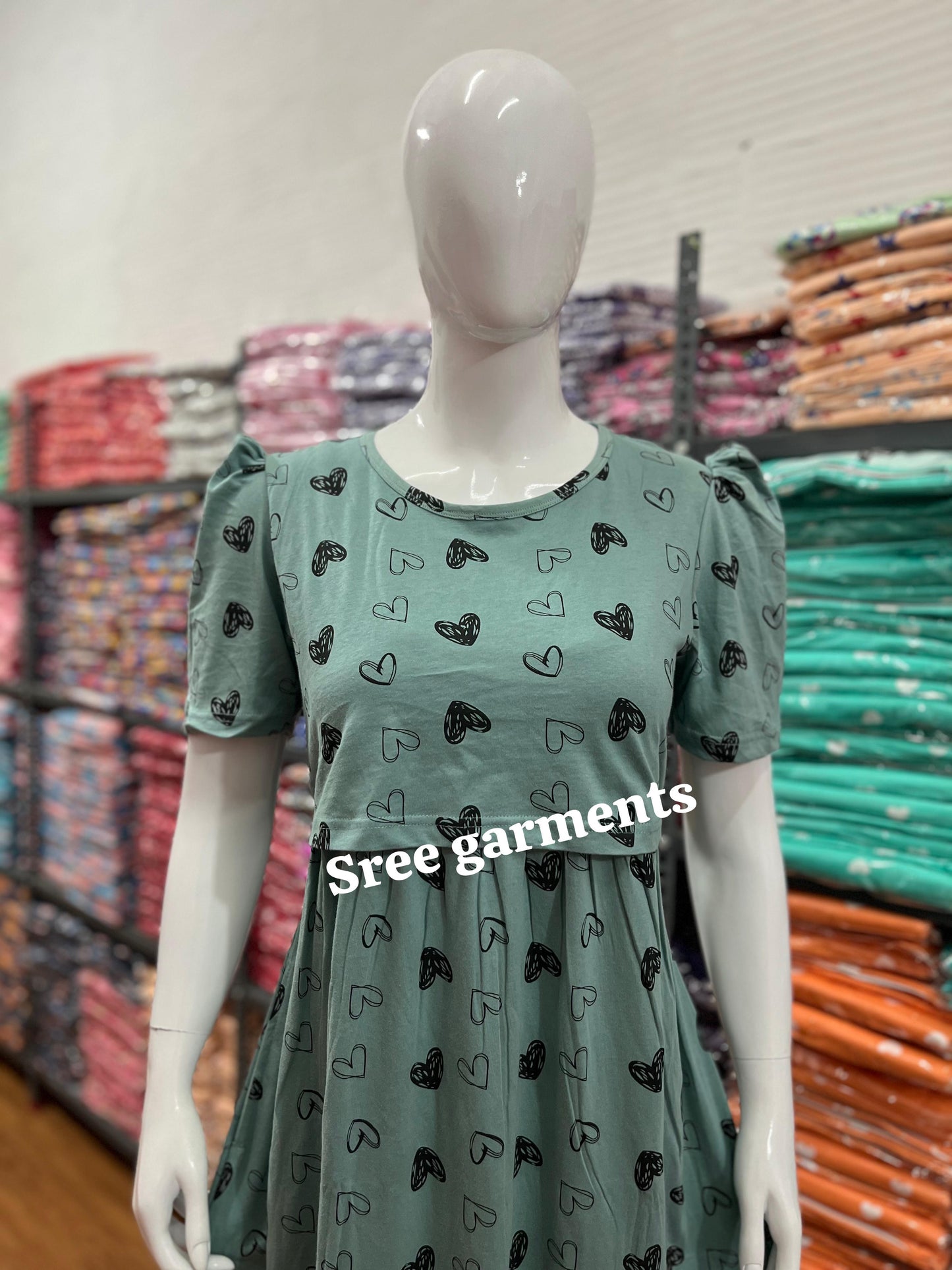 Zipless maternity and feeding wear - ankle length