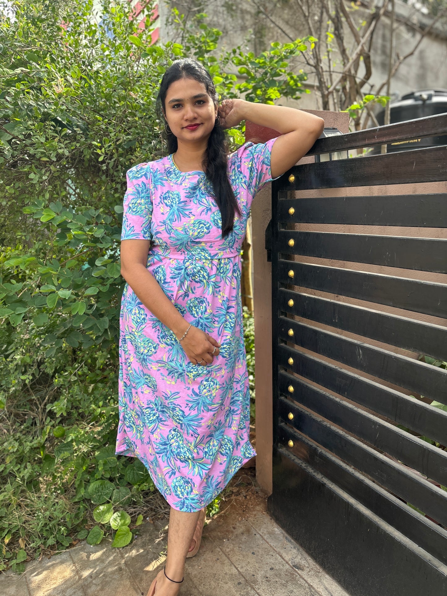 Zipless maternity and feeding wear - ankle length pa