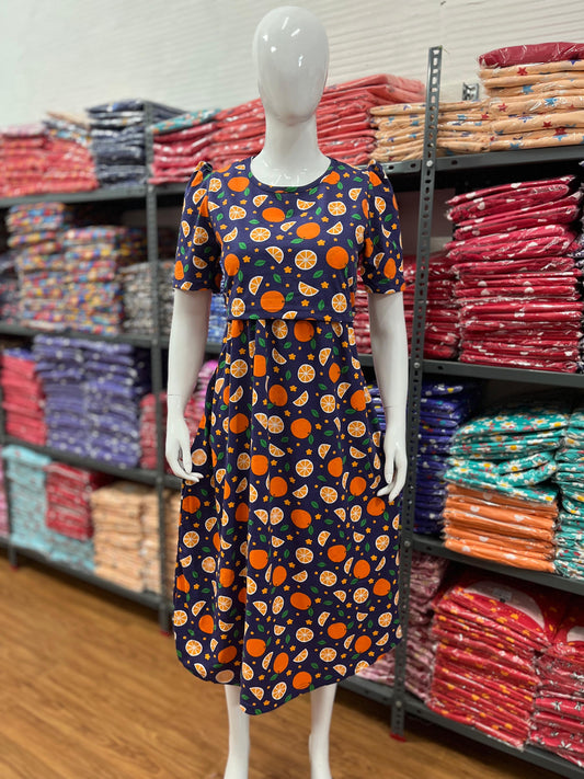Zipless maternity and feeding wear - ankle length
