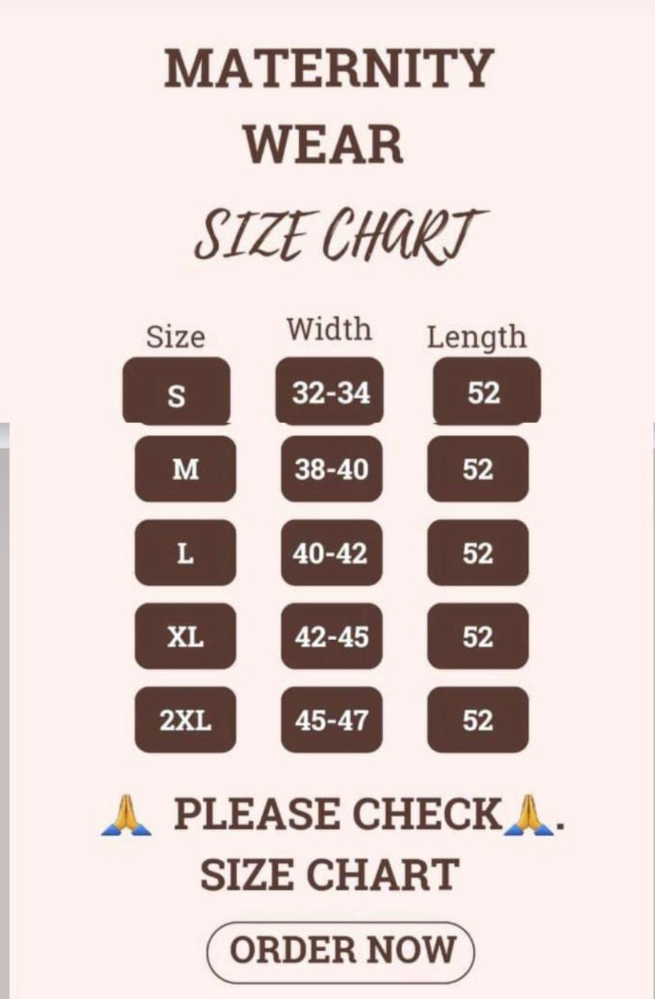 Zipless maternity and feeding wear - Full Length LD