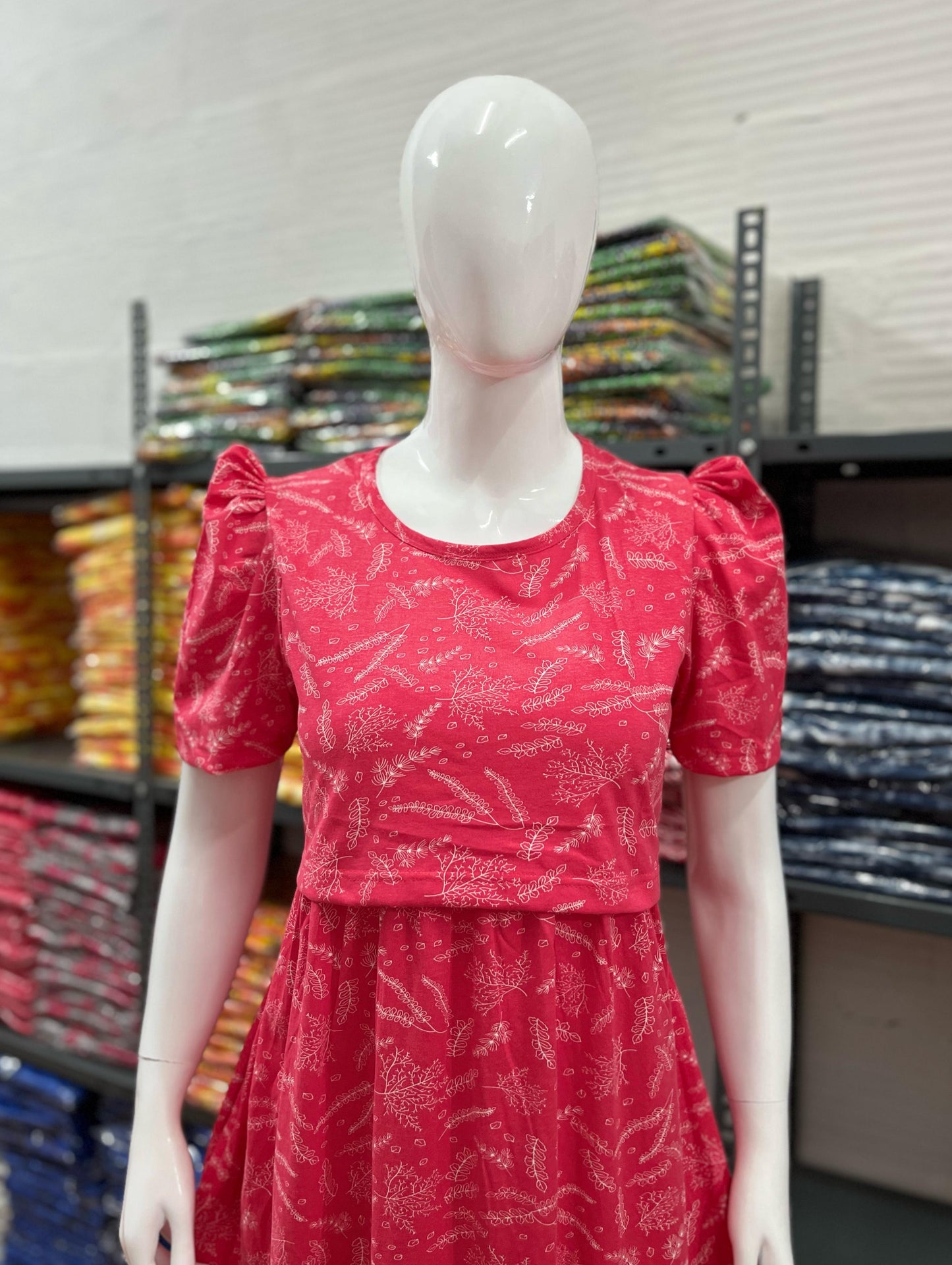 Zipless maternity and feeding wear - Full Length leaf