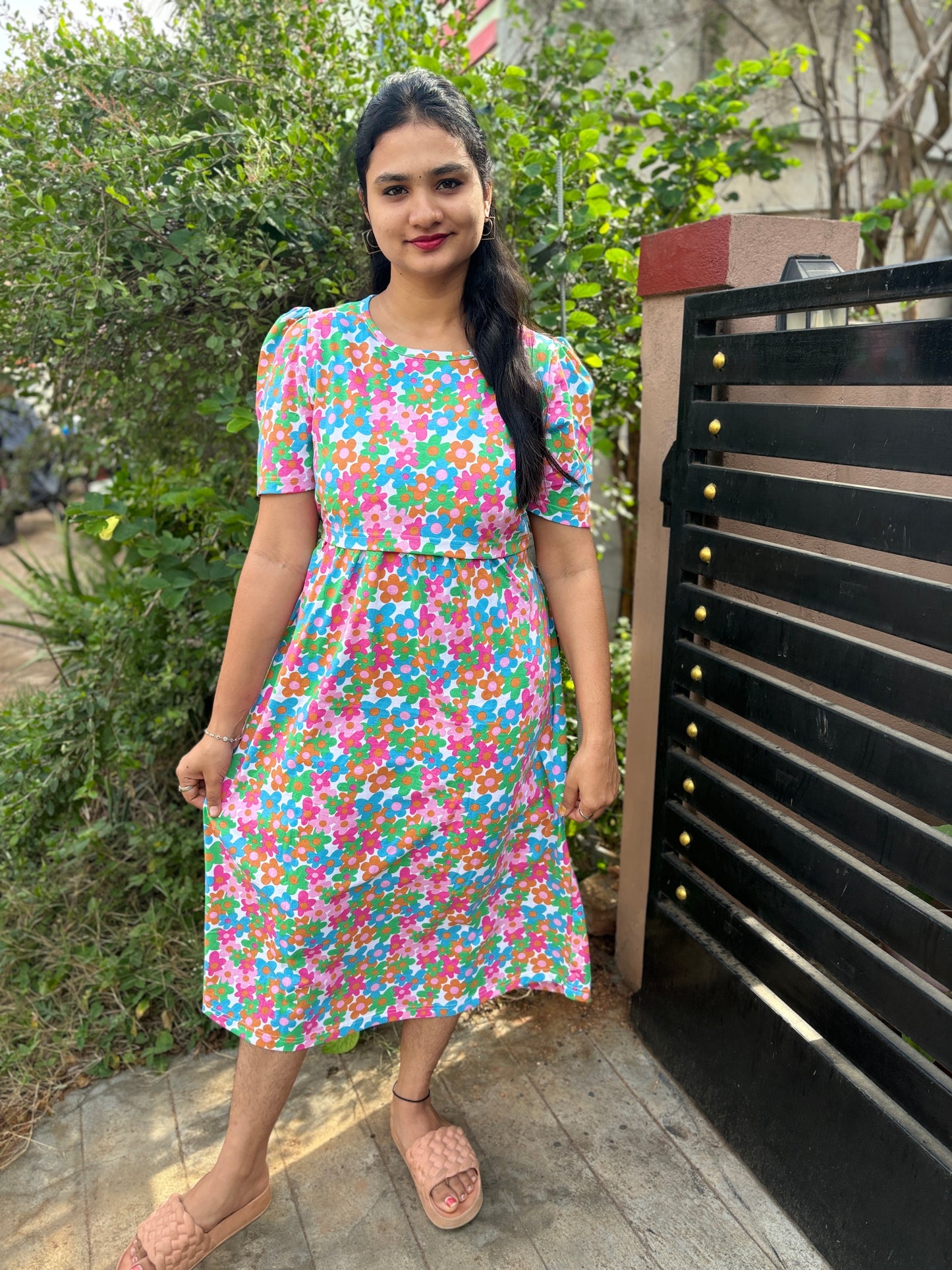 Zipless maternity and feeding wear - ankle length cf