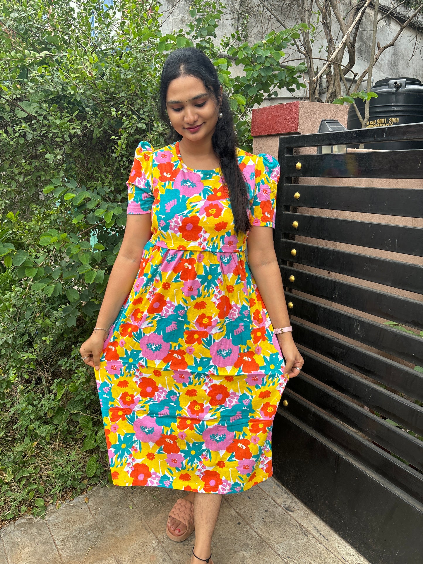 Zipless maternity and feeding wear - ankle length