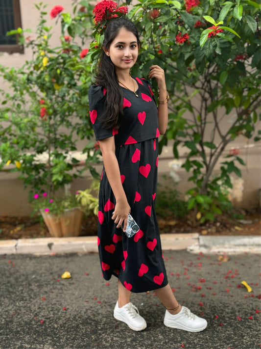 Zipless maternity and feeding wear - ankle length