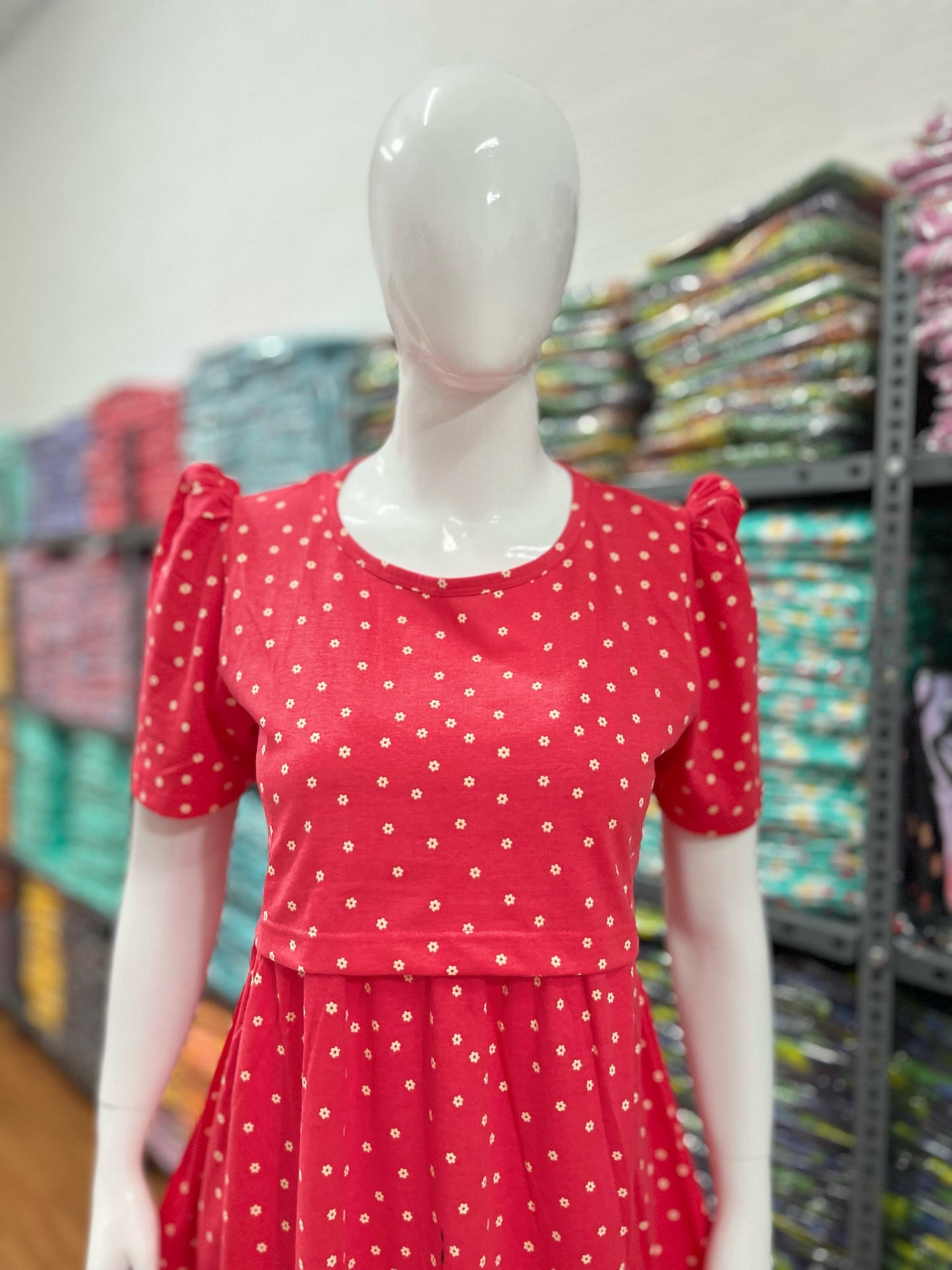 Zipless maternity and feeding wear - Full Length flower