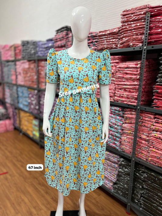 Zipless maternity and feeding wear - ankle Length