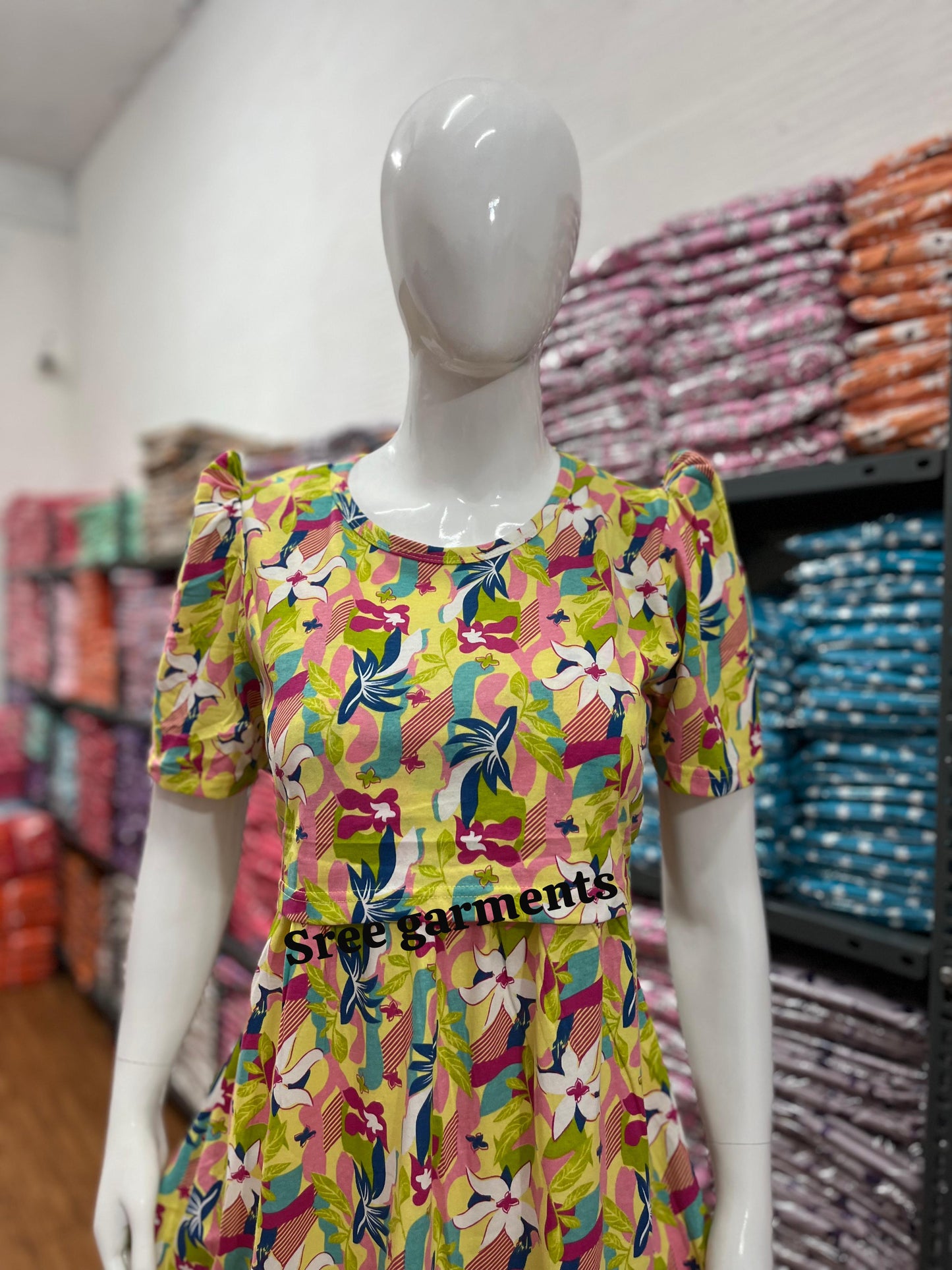 Zipless maternity and feeding wear - ankle length