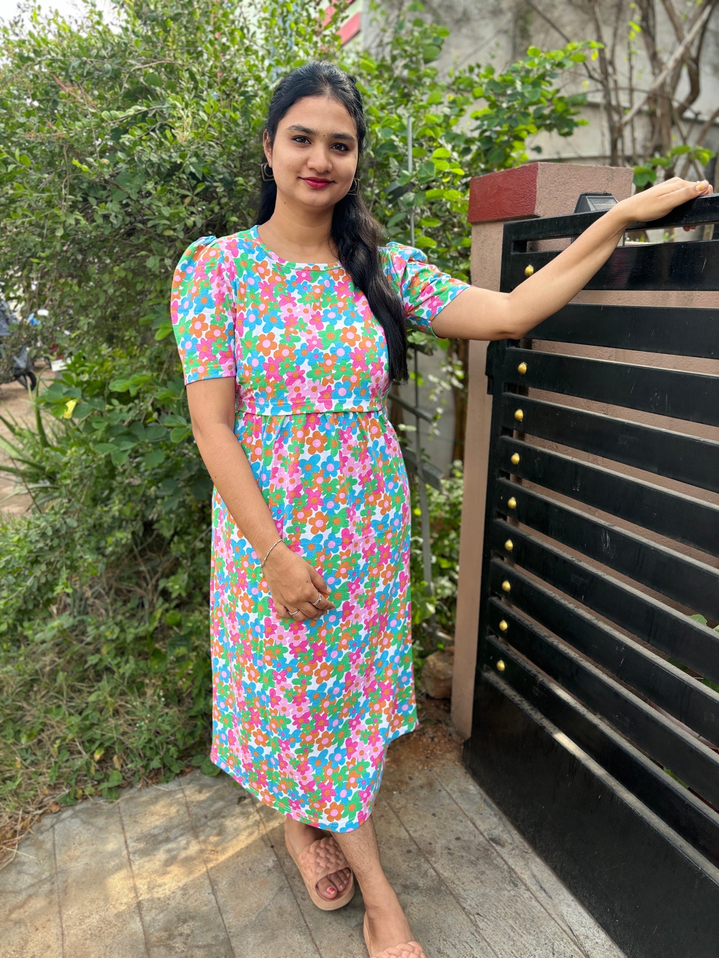 Zipless maternity and feeding wear - ankle length cf