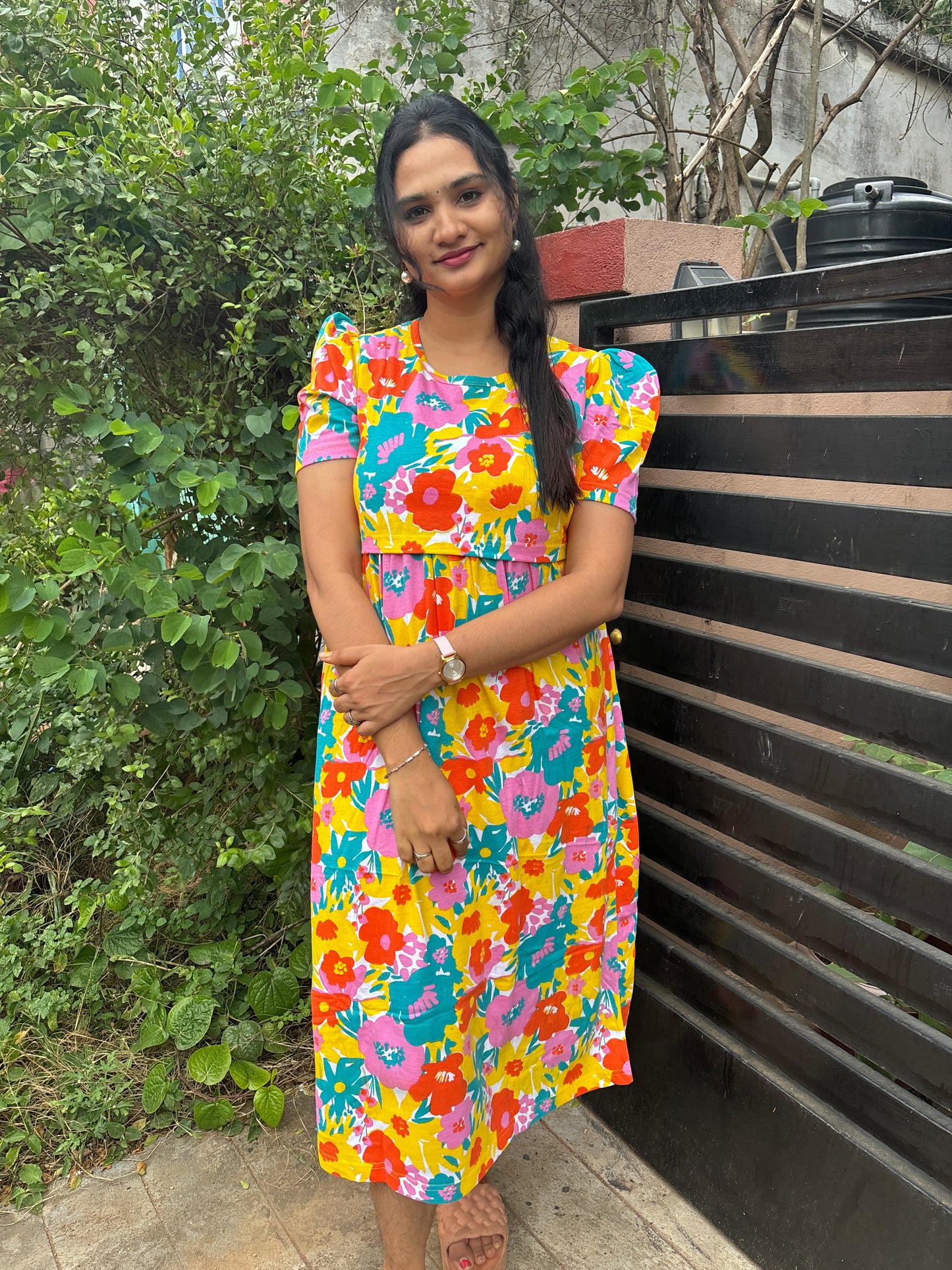 Zipless maternity and feeding wear - ankle length