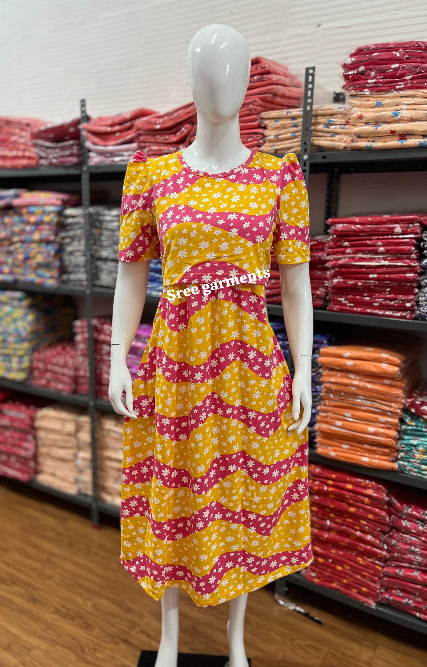 Zipless maternity and feeding wear - ankle length