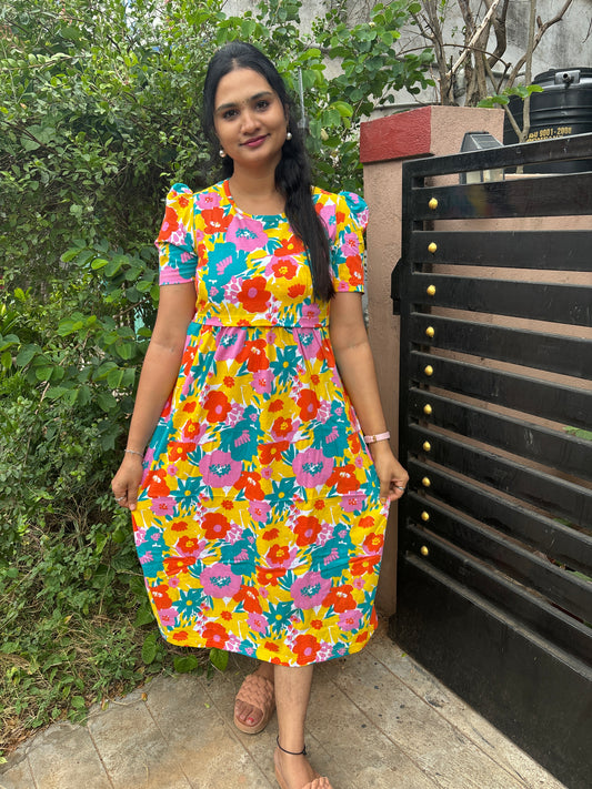 Zipless maternity and feeding wear - ankle length