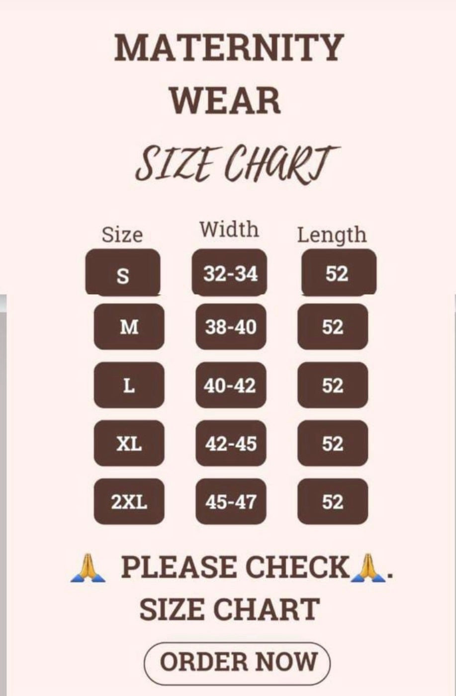 Zipless maternity and feeding wear - Full Length