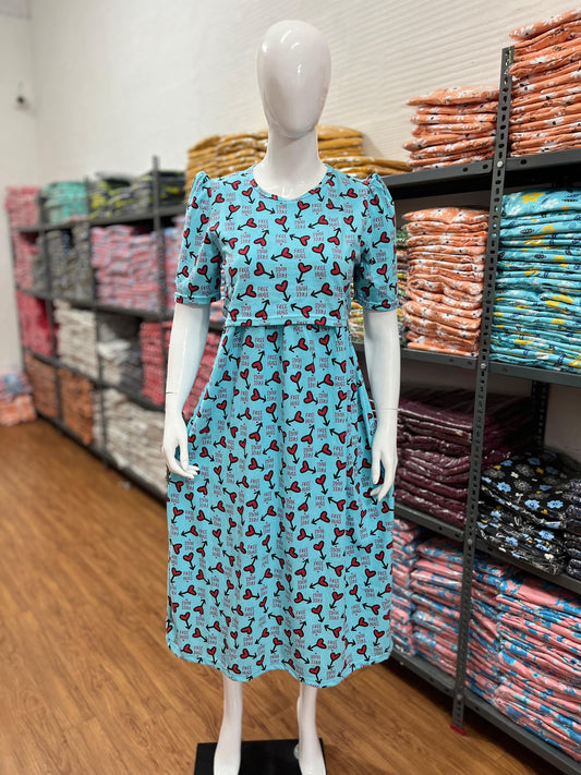Zipless maternity and feeding wear - ankle length Hu