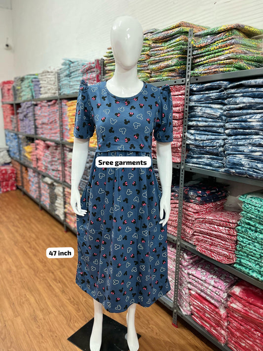 Zipless maternity and feeding wear - ankle length