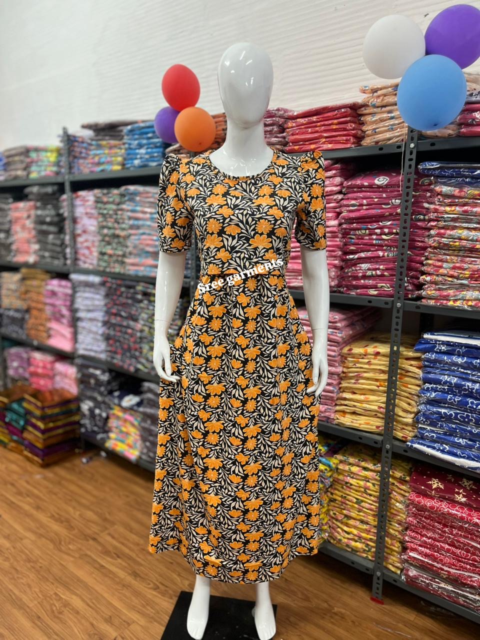 Zipless maternity and feeding wear - Full Length black o