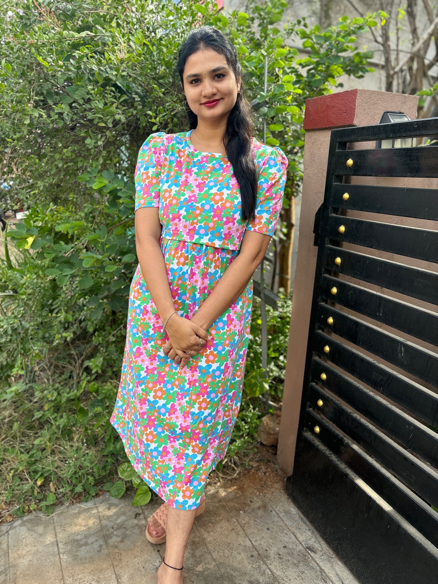 Zipless maternity and feeding wear - ankle length cf