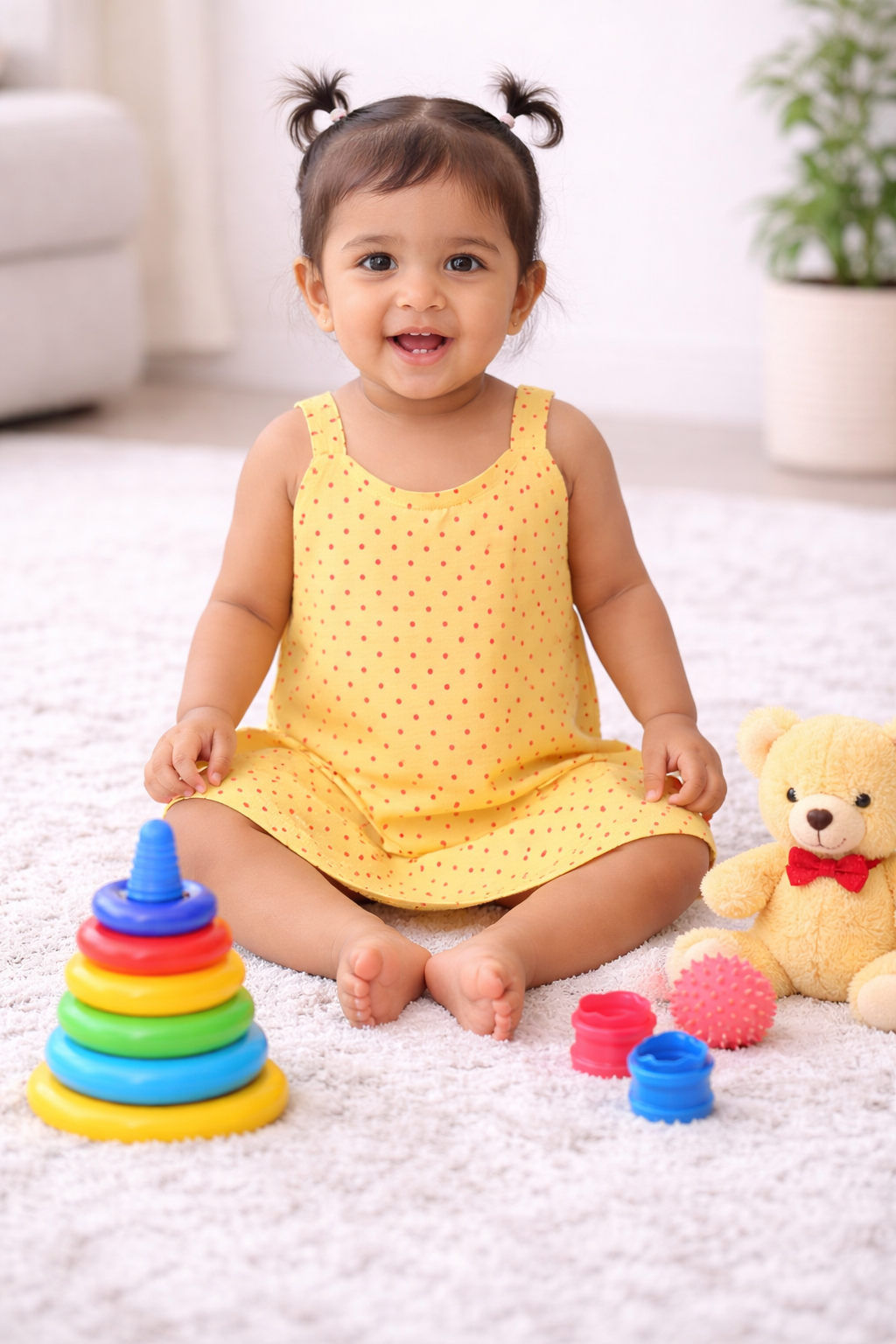 Kids  baby Cotton Frock 10 pieces 500/-