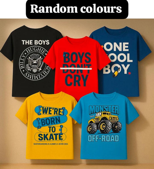 Kids T shirts 5 Piece Combo 399/- Only