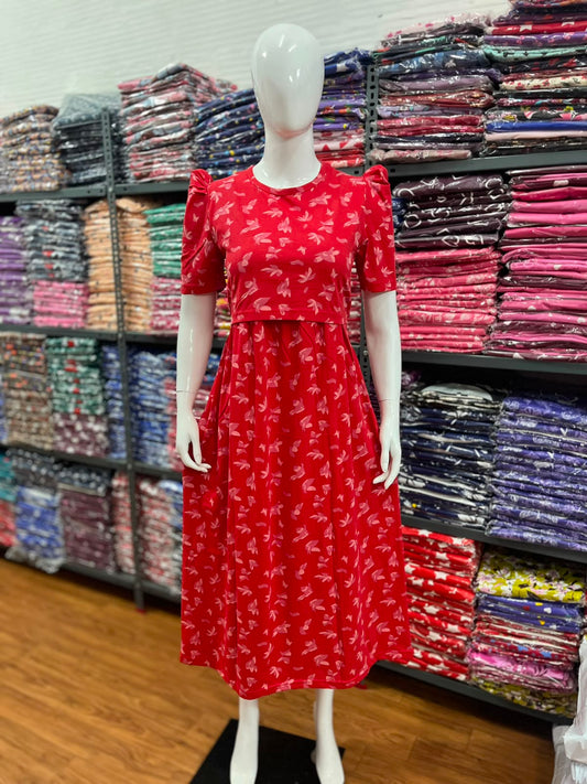 Zipless maternity and feeding wear - ankle length bir