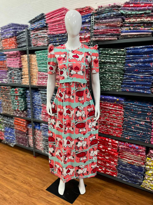 Zipless maternity and feeding wear - Full Length dog