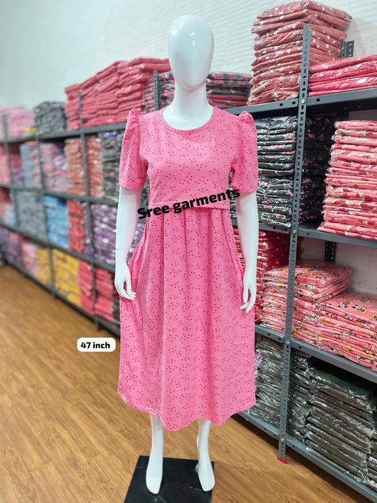 Zipless maternity and feeding wear - ankle Length