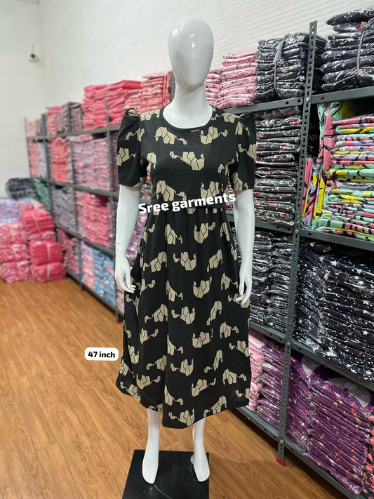 Zipless maternity and feeding wear - ankle Length