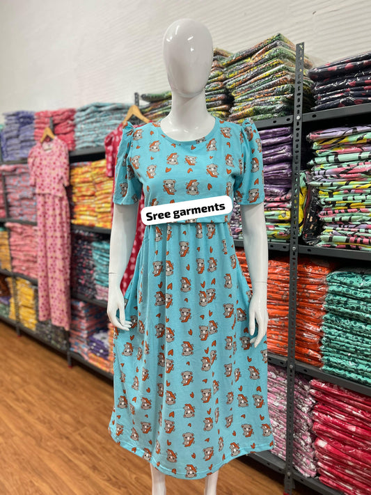Zipless maternity and feeding wear - ankle length